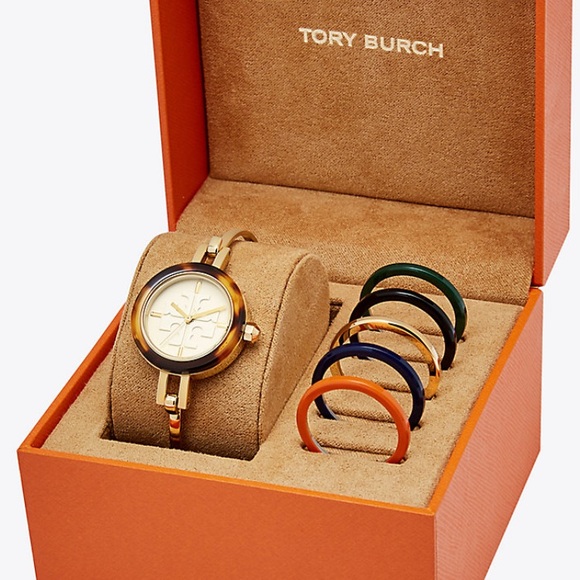 *SOLD!!!* TORY BURCH BANGLE WATCH GOLD BRACELET - Picture 8 of 8